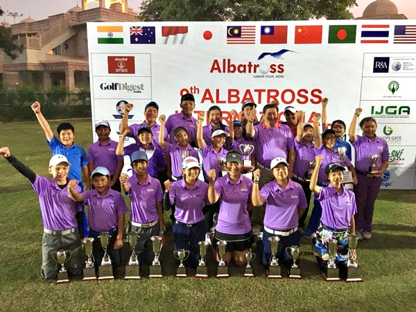 เด็กทีเจจีเอฟคว้า 7 แชมป์ 9 รองแชมป์ อัลบาทรอส 2017 ที่อินเดีย