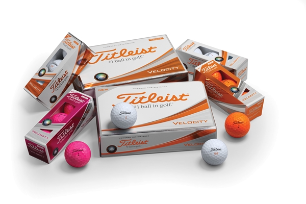 Titleist Velocity รุ่นใหม่สร้างความเร็วได้สูงขึ้น ตีได้ไกลขึ้น มีสีส้ม-ชมพูให้เลือก