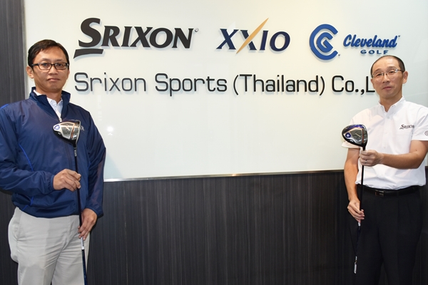 Golf Room : Mr. Wataru Ueda, Managing Director & Mr. Tomoya Sato, Director of Srixon Sports (Thailand) Co., Ltd.