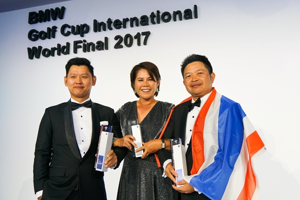 ทีมประเทศไทยประกาศศักดา ป้องกันแชมป์ BMW Golf Cup International 2017
