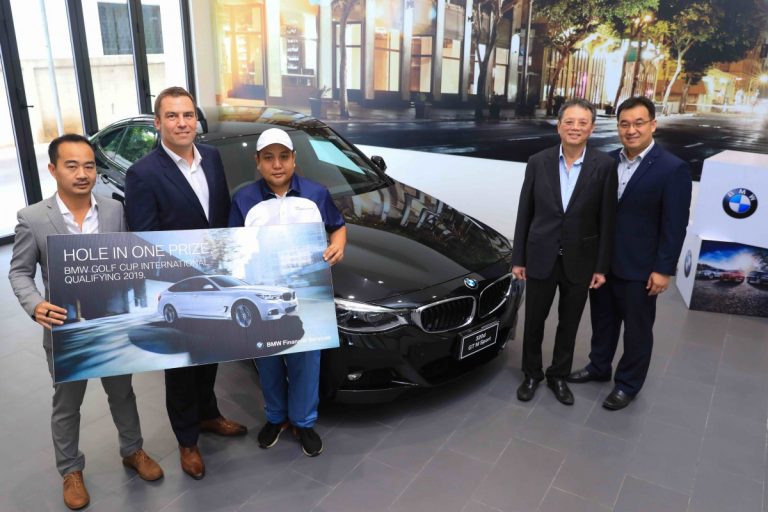 BMW มอบรถสำหรับผู้ทำโฮลอินวัน ในศึก BMW Golf Cup International 2019 รอบคัดเลือก