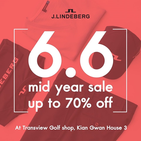 J.Lindeberg 6.6 Mid Year Sale!! ลดสูงสุงถึง 70%