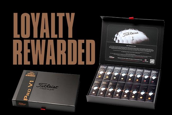 Titleist จัดโปร Loyalty Rewarded พร้อมบ็อกเซ็ตแบบ Limited Edition