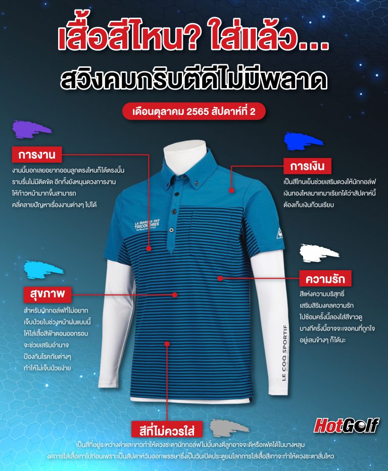 เสื้อสีไหน? ใส่แล้ว… สวิงคมกริบตีดีไม่มีพลาด