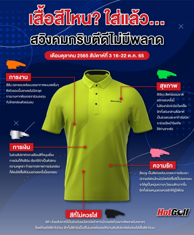 เสื้อสีไหน? ใส่แล้ว… สวิงคมกริบตีดีไม่มีพลาด