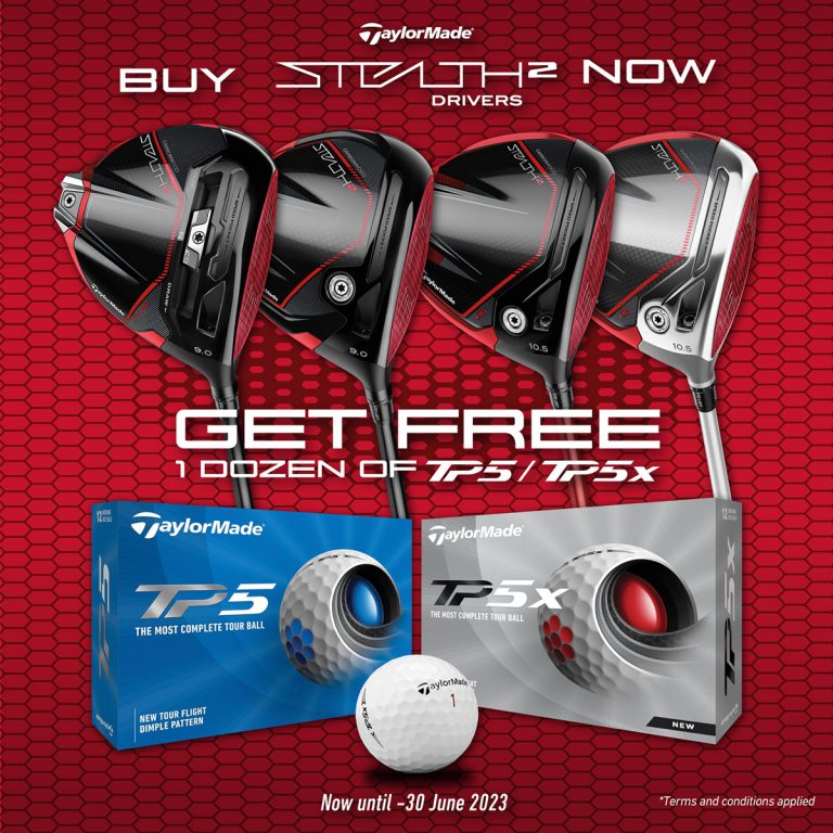 CCK จัดโปรซื้อ TaylorMade Stealth 2 แถมลูกกอล์ฟรุ่นท็อป TP5