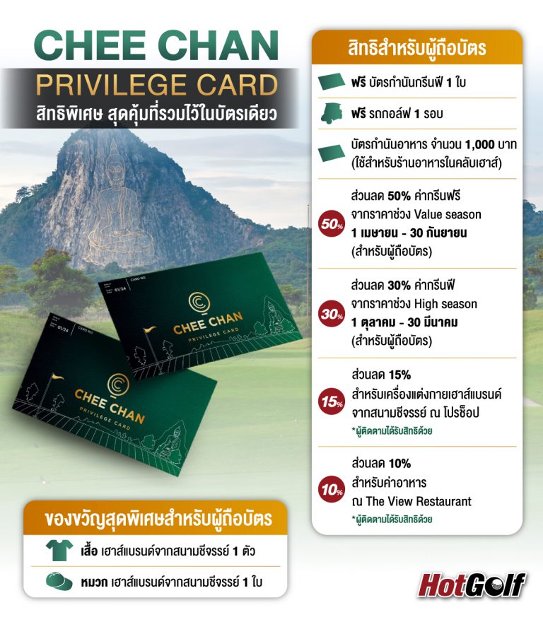 Chee Chan Privilege Card สิทธิพิเศษ สุดคุ้มที่รวมไว้ในบัตรเดียว